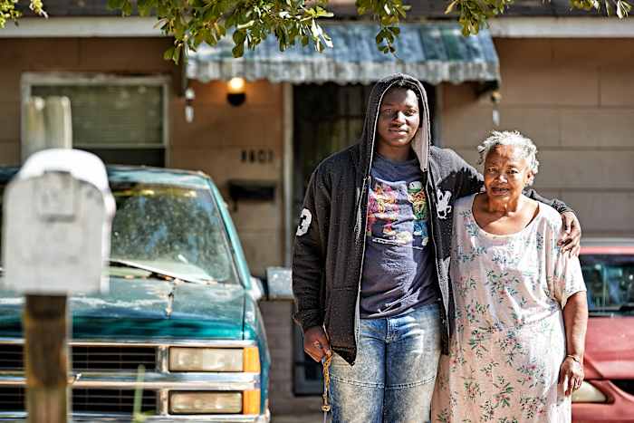 Ju-Marcus watches over Jimmie.